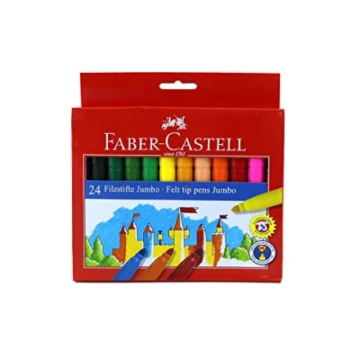 Imagen de Faber Castell 554324 Rotuladores Jumbo, caja de 24