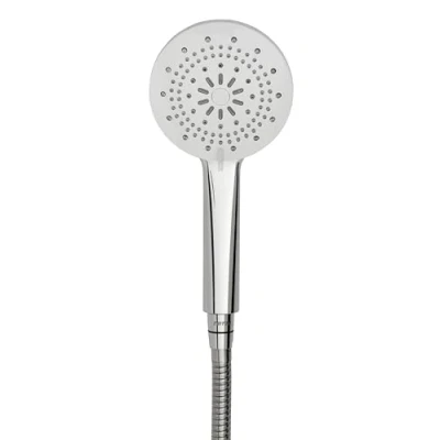 Imagen de Triton Cabezal de ducha Olivia Agua Spray 5 ajustes cabezales alta presión Universal Cromo Juego Accesorios