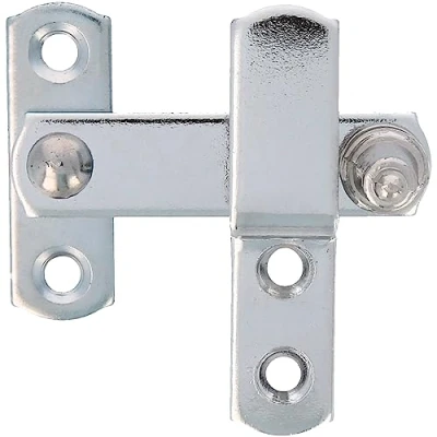 Imagen de Amig Aldabilla para Contraventana con Solapa 4 Cierre de Seguridad Ventanas Acabado Cromo Mate Herrajes Jardín y Exterior estilo Rústico