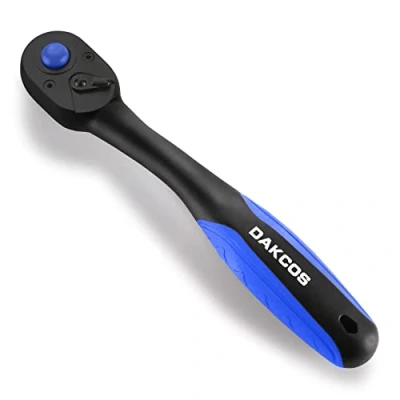 Imagen de DAKCOS 1/2&quot; Llave de carraca Trinquete reversible liberación rápida, 72 Dientes Cr V