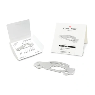 Imagen de Artículo de regalo: ROMINOX Key Tool // Auto/Car, 18 funciones, llavero Keytool, abrebotellas, multiherramienta acero inoxidable + descripción herramienta multifunción, carnet