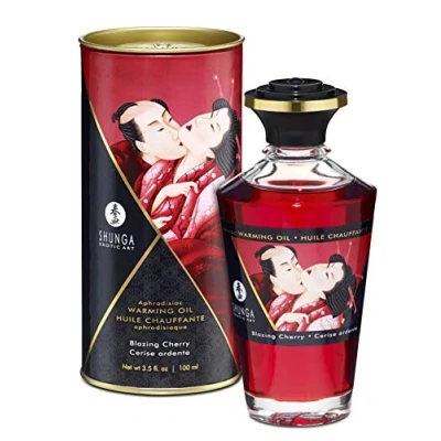Imagen de Shunga Aceite Afrodisiaco Blazing Cherry 100 ml