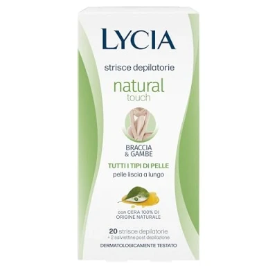 Imagen de Lycia Natural Touch Strisce Depilatorie tutti i tipi di Pelle Braccia &amp; Gambe 20