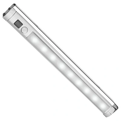 Imagen de Maclean Lámpara fluorescente para cocina MCE166, el armario, 9 LED, SWD con PIR 120 grados. Detector de movimiento 360 rotación