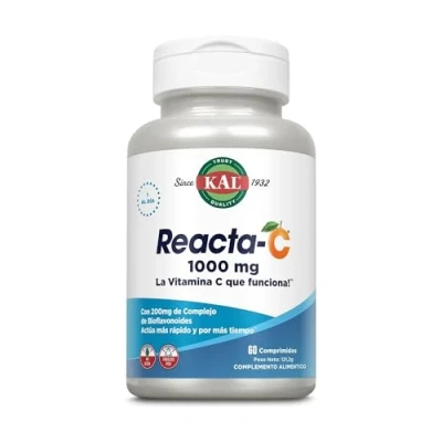 Imagen de KAL Reata C 1000mg Apto Para Veganos 60 Tabletas Ayuda al Sistema Inmune