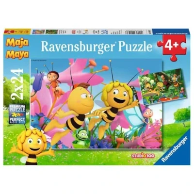 Imagen de Ravensburger Puzzle Abeja Maya, Pack de 2 x 24 Piezas (90938)
