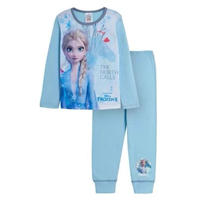Imagen de Disney Niñas Frozen II Conjunto de Pijama 2 Piezas &#039;The North Calls&#039;, Azul, Edad 9 10 años