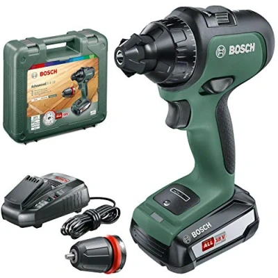 Imagen de Bosch Taladro/atornillador a batería AdvancedDrill 18 (1 batería, sistema de voltios, en maletín transporte)