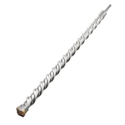 Imagen de Broca SDS Plus de 14 x 600 mm, para martillo perforador con 4 cuchillas metal duro, ideal taladrar en piedra, hormigón, piedra natural, pared ladrillo