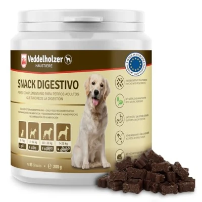 Imagen de Veddelholzer Perro Trata probióticos digestivo Snack para Perros Accesorios Construir la Flora intestinal del de como un complemento alimenticio con Ingredientes Naturales