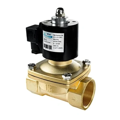 Imagen de FSA Válvula Magnética de Latón 1 1/2&quot; 230V AC 0 10 bar Viton cerrada sin corriente
