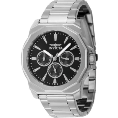 Imagen de INVICTA Speedway Reloj para Hombre Cuarzo Acero Inoxidable 42mm, Plata/Negro