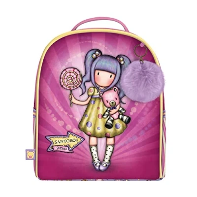 Imagen de Santoro Mini Mochila Gorjuss Fairground First Prize 20X22X10Cm, Multicolor (1040GJ10)