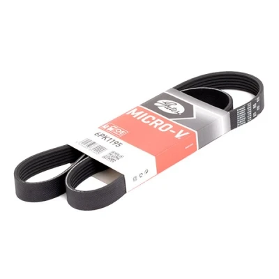 Imagen de GATES 6PK1195 Correa trapecial poli V 1195 6 Poliéster, EPDM (Ethylen Propylen Dien Caucho) RoadMax Value Line RENAULT: Megane IV Berlina, Captur