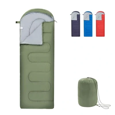 Imagen de Underwood Aggregator Bacs de Dormir para Adultos y niños, Saco Ultraligero 3 Estaciones Clima frío, Campamento Compacto niñas