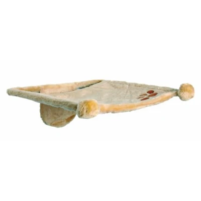 Imagen de Trixie 43511 Hamaca de Felpa Estilo Asiento para fijación a la Pared, 42 x 41 cm, Color Beige