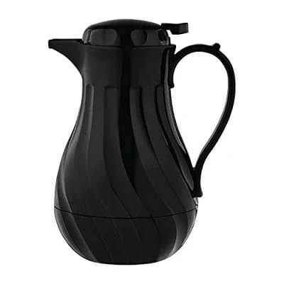 Imagen de Olympia GL970 Jarra aislada, color negro, capacidad de 2 L, 284 mm altura, 182 diámetro