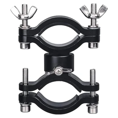 Imagen de Ksikdeg soporte para linterna de bicicleta, luz linterna, abrazadera clip montar en bicicleta