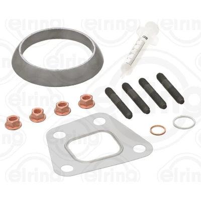 Imagen de ELRING 328.200 Juego de montaje, turbocompresor con juntas instrucciones tornillos VOLKSWAGEN: Transporter 4 Bus,
