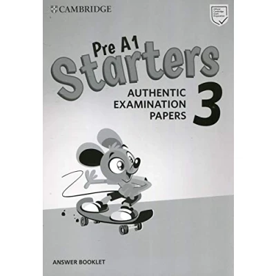 Imagen de Pre A1 Starters 3 Answer Booklet: Authentic Examination Papers: Vol. (SIN COLECCION)