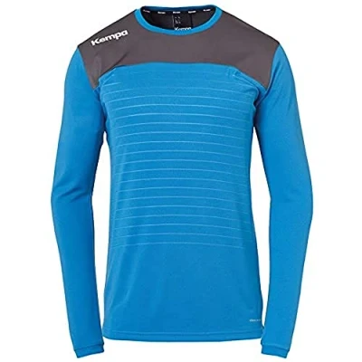 Imagen de kempa Emotion 2.0 Longsleeve Camiseta M/L De Entrenamiento Balonmano, Hombre, Azul/Antracita, 152