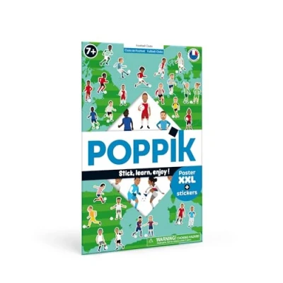 Imagen de Poppik Discovery fútbol A Partir de 4 años Divertido Kit Educativo póster, Multicolor, Talla única (DIS013)