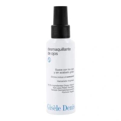 Imagen de GISÈLE DENIS Desmaquillante de Ojos 100 ml, Desmaquilla, Elimina Impurezas, Propiedades Astringentes, Fácil Aplicación, Cuidado Facial, con Hamamelis, Apto para Pieles Sensibles, Uso Diario