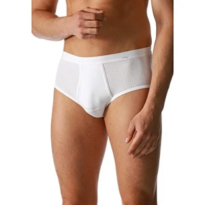 Imagen de Mey 2813 Men&#039;s Noblesse White Pima Cotton Briefs Large