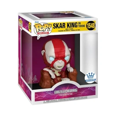 Imagen de Funko Pop! Deluxe: Godzilla x Kong The New Empire Skar King on Throne Shop Exclusive
