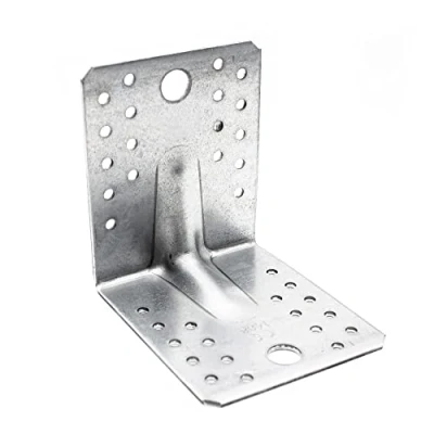 Imagen de DOJA Barcelona Angulo Union Pack 20 105x105x90mm 2,5 Grosor Acero Galvanizado Escuadra de Montaje y Refuerzo Soporte Recto Conector angular Para Estante, Mesa, Muebles
