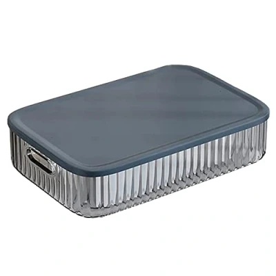 Imagen de JOYBOS, Caja de almacenamiento con tapa azul, 8 l