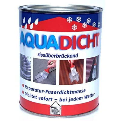 Imagen de Aqua Dicht Réparation Fibre d&#039;étanchéité 1 L Boîte Transparent dichtet sofort par tout temps