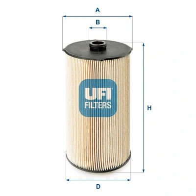 Imagen de UFI 26.044.00 Filtro Combustible Cartucho filtrante IVECO: Stralis