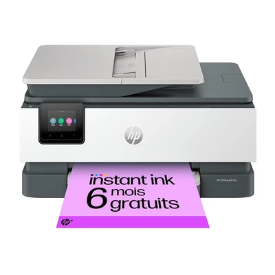 Imagen de Impresora multifunción HP OfficeJet Pro 8124e, Copia, Escáner, Fax móvil, Wi Fi, Instant Ink, HP+, Gris