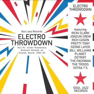 Imagen de ELECTRO THROWDOWN, SCI FI INTER PLANETARY ATTACK ON PLANET EARTH 1982 89 2LP [Vinilo]