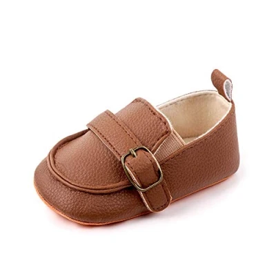 Imagen de MASOCIO Marron Zapatos Bebe Niño Primeros Pasos 6 12 Meses Mocasines Bebé Recién Nacido Moda Plano Comodas
