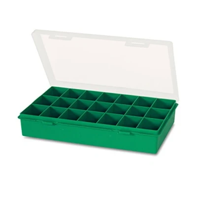 Imagen de Tayg 060106 Estuche con separador fijo n. 12 21, Verde, Transparente, 290 x 195 54 mm.