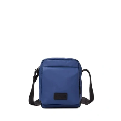Imagen de KCB Bandolera Pequeña de Hombre Skid Diseño Práctico Bolsillos Multiusos Ideal para el Día a Asas Ajustables 100% Vegano Color Azul