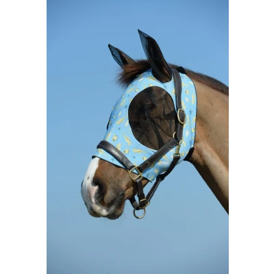 Imagen de Weatherbeeta Deluxe Stretch Bug Eye Saver with ears Seahorse Print