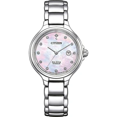 Imagen de Citizen Reloj Analógico para Hombres de Cuarzo japonés con Correa en Titanio EW2680 84Y