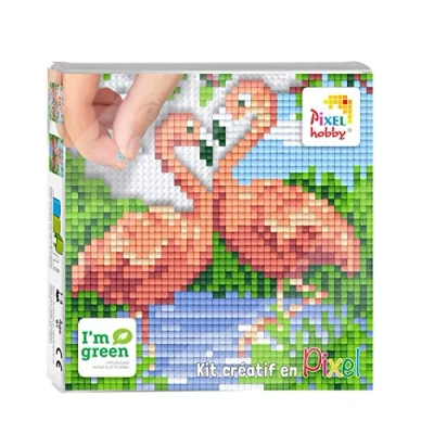 Imagen de PIXEL Cuadro Crear 12 x cm Flamenco, Color Rosa
