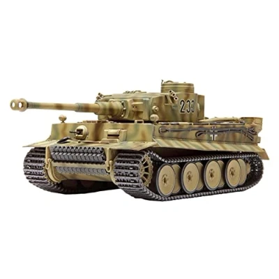Imagen de TAMIYA Panzer, 32603 1:48 SdKfz. 181 Tiger I Ostfr. Frü.Prod. Maqueta de plástico, Manualidades, afición, Pegar, Kit plástico sin Pintar, Multicolor, tamaño pequeño