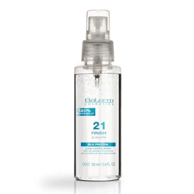 Imagen de Salerm Spray Pelo Iluminador 21 Finish 100 ml con Proteínas de Seda Toque Final Hidrata y Aporta Brillo al Cabello Resultado Inmediato Protector Térmico