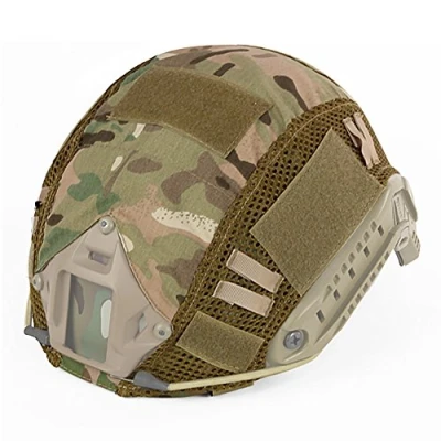 Imagen de Cubierta de Combate Militar táctico para Casco, Camuflaje rápido Casco Fast MH/PJ, Airsoft, Paintball, Caza, Tiro