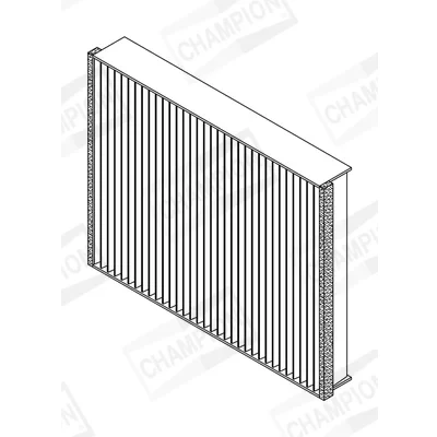 Imagen de CHAMPION CCF0472C Filtro de habitáculo carbón activado 258 201 35 FORD: FOCUS 3, KUGA 2, C Max VOLVO: V40 Hatchback