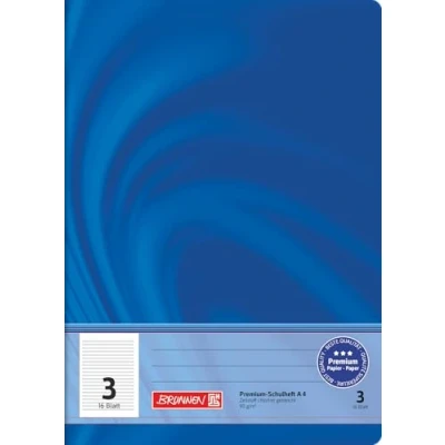 Imagen de Brunnen 104470302 Vivendi Cuaderno escolar A4 (con líneas, 16 hojas, línea nº 3, clase 3)