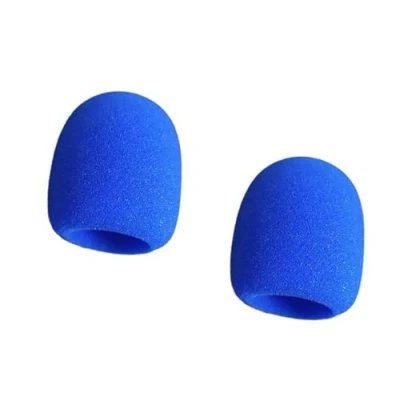 Imagen de cyclingcolors 2X Filtro antipop Compatible con Blue Yeti microfono Micro Espuma antiviento, Azul