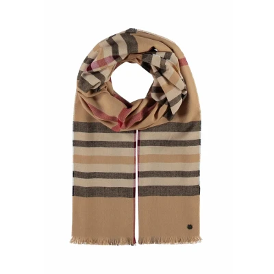 Imagen de Fraas Plaid Stola MADE IN Germany Bufanda, Mujer, Talla: One Size, Camel