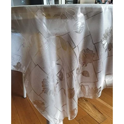 Imagen de Mantel de PVC Transparente, Hule, Protector Mesa, Rectangular 140 x 180cm