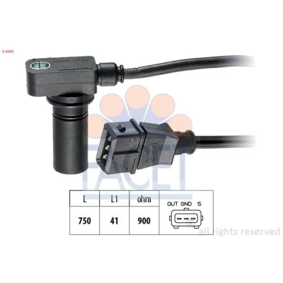Imagen de FACET 9.0066 Sensor de Cigueñal Made in Italy OE Equivalent AUDI: Coupe B3, A4 B5 Berlina, Avant